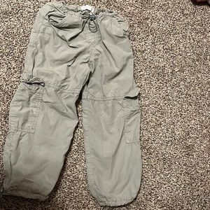 Girls Zara cargo pants adjustable waist size 7